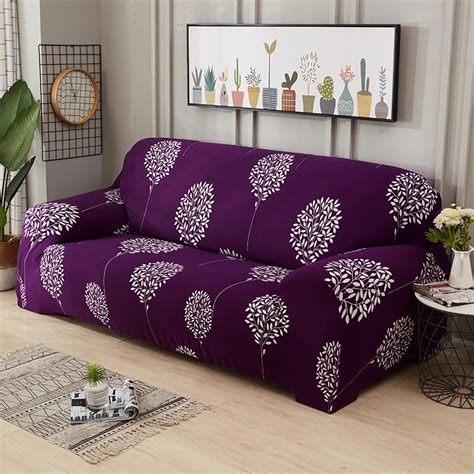 purple sofa slipcovers